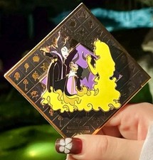 PIN LIMITED LE DLP DISNEYLAND PARIS MALEFICENT MALEFIQUE AURORA VILLAINS SET
