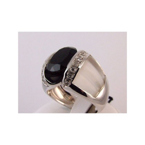 Bague blanc kt - or,
