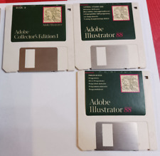 3 disquettes 2 adobe illustrator 88 et 1 collector's edition 1