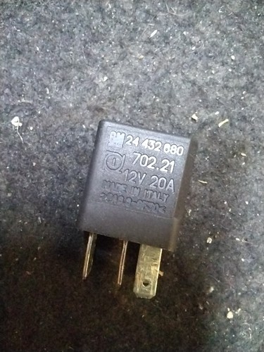 Relais noir opel broches - opel, 4