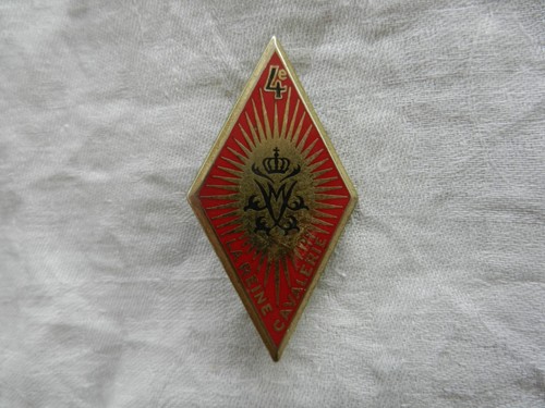 Insigne militaire dragon - militaire, 4°