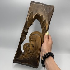 Ancien panneau mural en bois