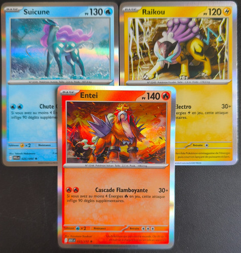 Lot cartes pokémon entei - lot,