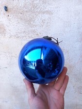 Boule noel verre eglomisée - noel,