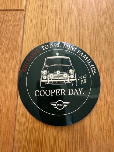 Mini cooper day - mini, sticker