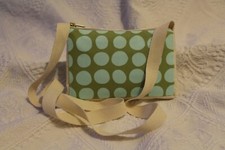 Sac de jour, vert aqua et olive