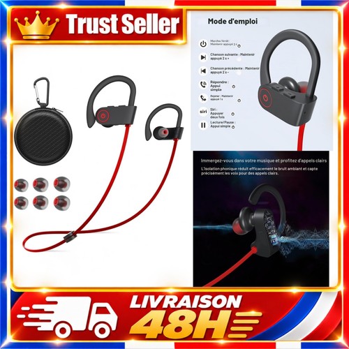Nuasi casque bluetooth sport - bluetooth,