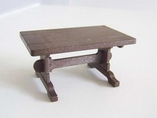 PLAYMOBIL (L1221) MOYEN-AGE - Table Marron pour Seigneur Notable 3440 3447