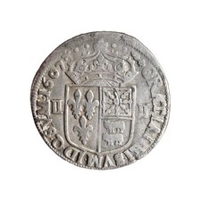 1/4 D'écu Du Béarn 1607