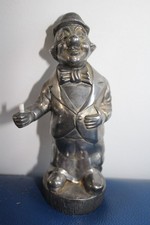 TIRELIRE LE CLOWN EN METAL BRONZE ? ARGENTE VU LE POIDS