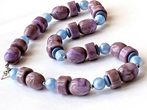 Collier vintage violet - vintage,