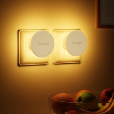 Veilleuse Enfant Lot de 2, Lampe de nuit avec Détecteur de Mouvement, Rétroéc...