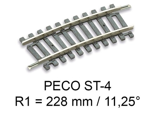 Peco rail courbe - peco,