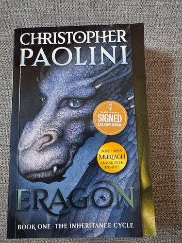 Signé eragon livre - signé,