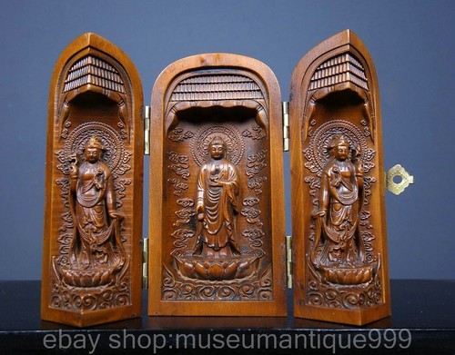 Old chinese boxwood carved - boxwood,