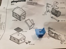 chaise haute pour chambre bébé / époque 1800 playmobil 5313