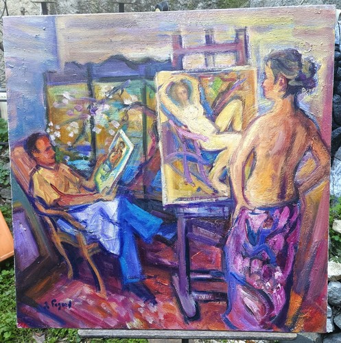 Atelier peintre et son - peintre,