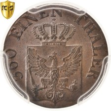 Monnaie, Etats allemands, PRUSSIA, Friedrich Wilhelm III, Pfennig, 1821, Munich