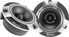 TPT-ST2 Chrome Slim Super Tweeter, 600 Watts 4 Ohm, 105 Db, 1 in Voice Coil, 3.8