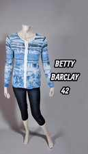 Betty Barclay Taille 42  Superbe gilet fin bleu femme