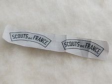Deux insignes tissu Scouts de