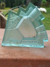 pate de verre Ancien cendrier publicitaire les huile chantecler  petits éclat