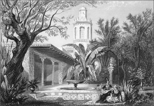 Algérie jardin dey à - le,