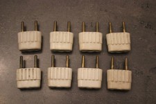 8 prises électriques bakelite pour lampe art déco