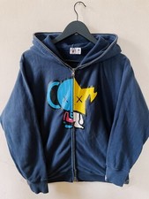 Vintage Y2K Bape A Bathing Ape Baby Milo x KAWS Ape Soldier Full zip Hoodie Navy