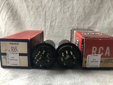 6L6 RCA Kenrad metal Matched