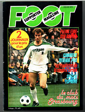 SUPPORTER FOOT MAGAZINE n°12 # 1977 # STRASBOURG AVEC POSTER SPECIAL ESPAGNE