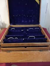 Coffret écrin vide en Bois  pour 107 Couverts 3 Compartiments 