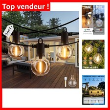 ZOTOYI Guirlande Guinguette 30FT - Éclairage Extérieur  avec 11 Ampoules LED