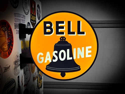 Enseigne bell gasoline - enseigne,