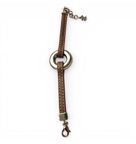 Bracelet agatha cuir marron - agatha,