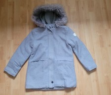 MANTEAU FOURRE GRIS OKAIDI -