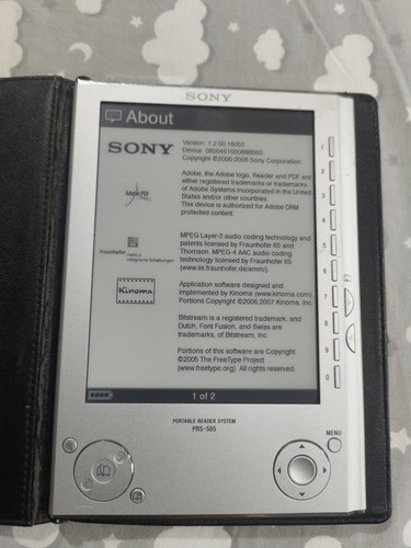 Sony prs 505 250mb - prs-505,