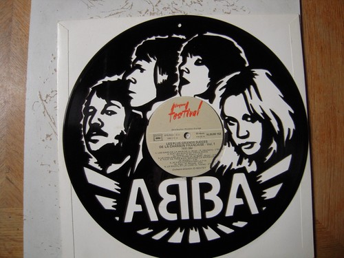 Groupe abba découpé - groupe,