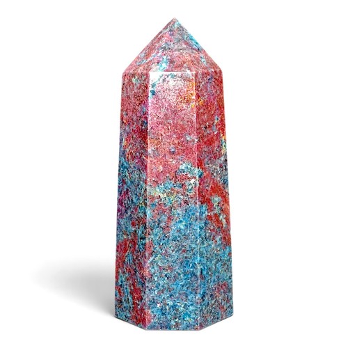 Tour cyanite rubis - , naturel