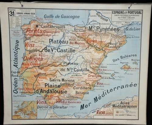 Magnifique carte scolaire - magnifique,