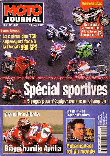 Moto journal 1280 essai - journal, ducati