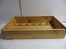 Continuum 2005 Inaugural Release 6 Bottle Wine Crate - Collectible Decoration