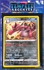 Carte Pokémon Crocorible 113/195 Holo Reverse EB12 Tempête Argentée FR