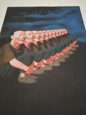 Yue Minjun l'imbécile dans la nuit