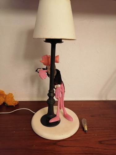 Lampe panthere rose italie - rose,