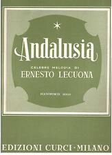 Lecuone : Andalousie pour piano - Curci