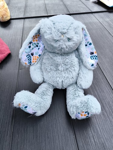 Doudou peluche lapin - , vert