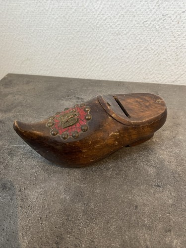 Ancienne tirelire bois - tirelire,