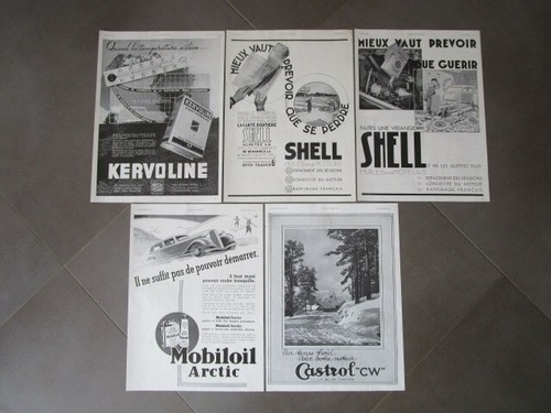 Lot publicités de presse - de,