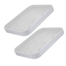 Lot de 2 bacs à litière pour